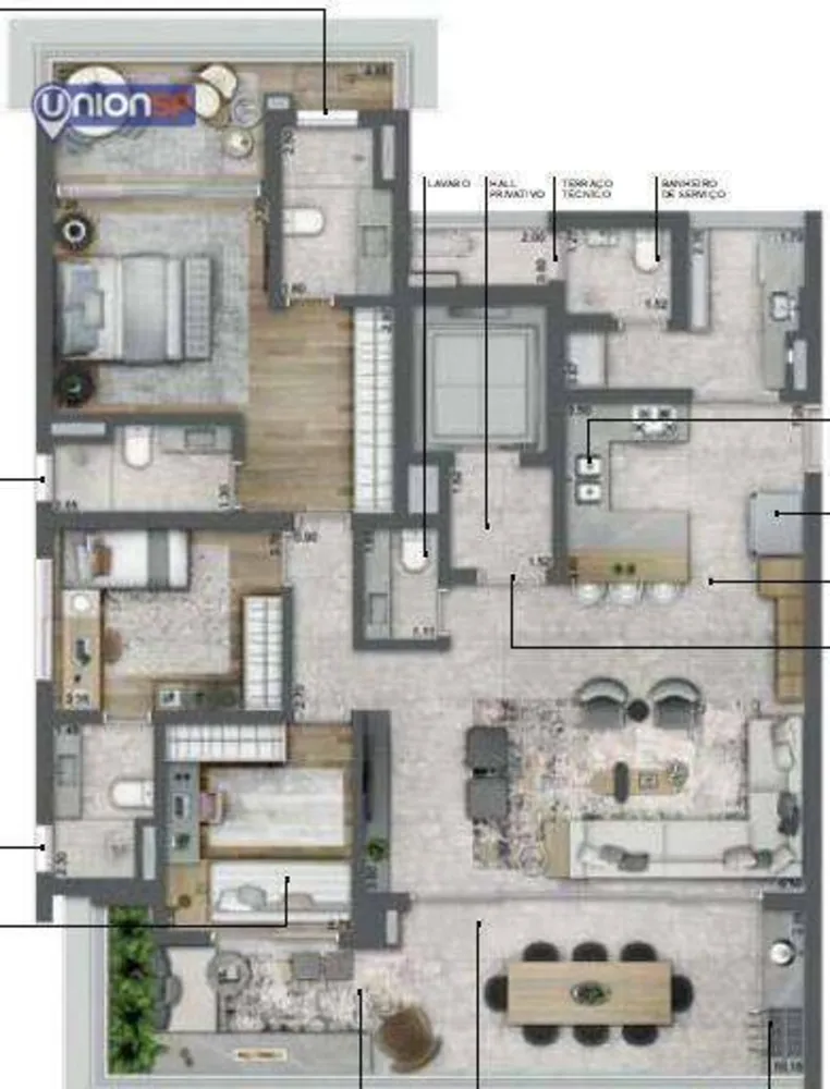 Apartamento, 3 quartos, 154 m² - Foto 1