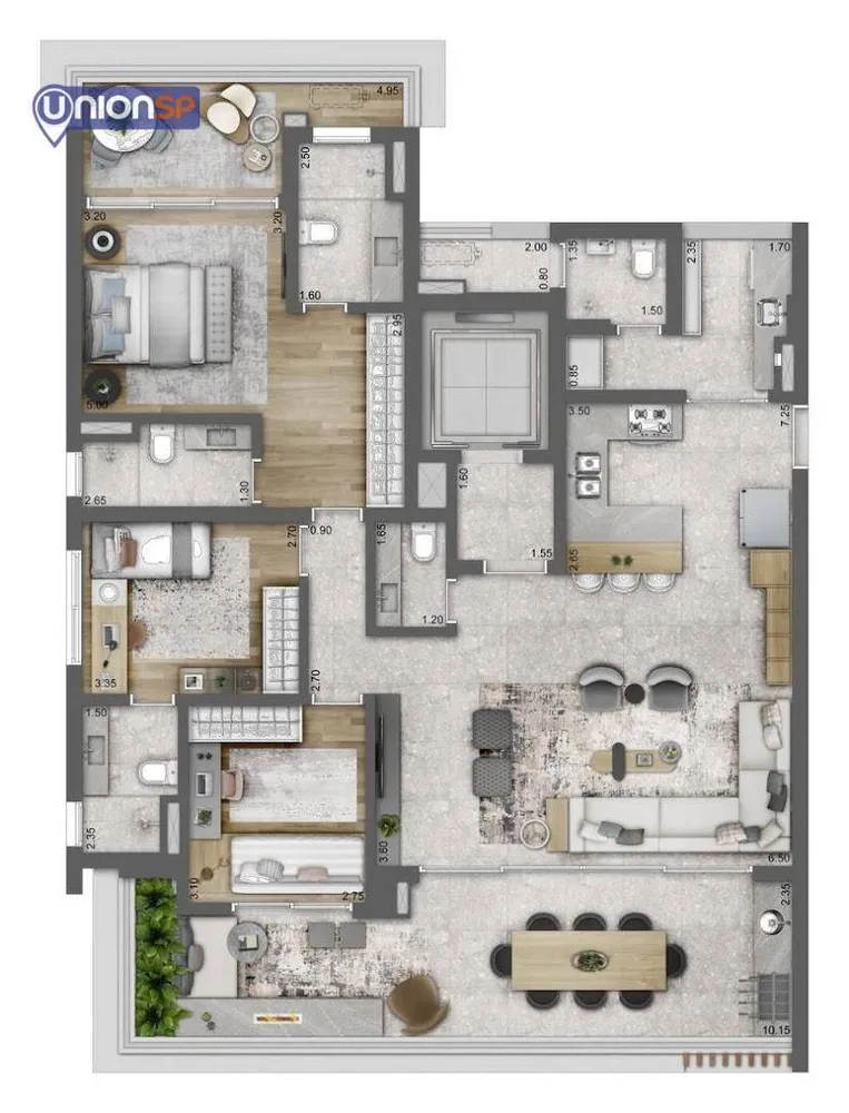 Apartamento, 3 quartos, 154 m² - Foto 4