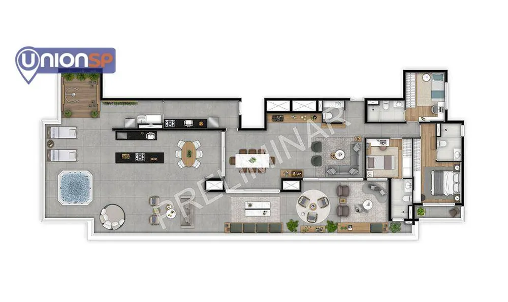 Apartamento, 3 quartos, 128 m² - Foto 2