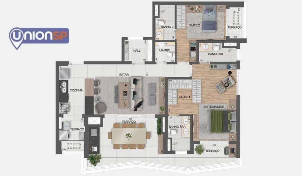 Apartamento, 3 quartos, 120 m² - Foto 4