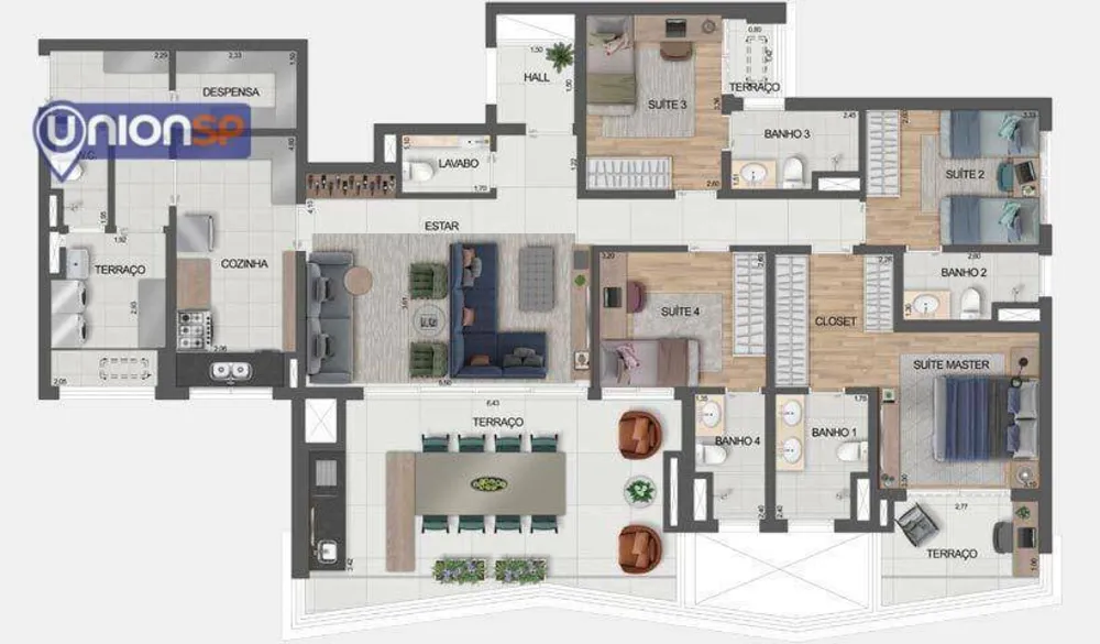 Apartamento, 3 quartos, 120 m² - Foto 3