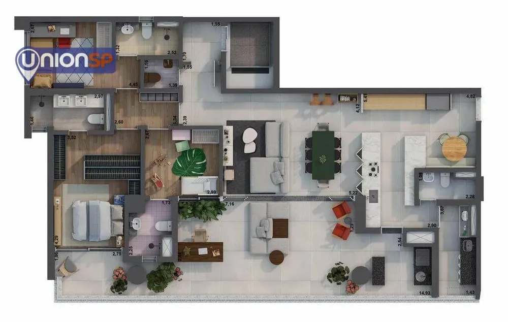 Apartamento, 2 quartos, 151 m² - Foto 2