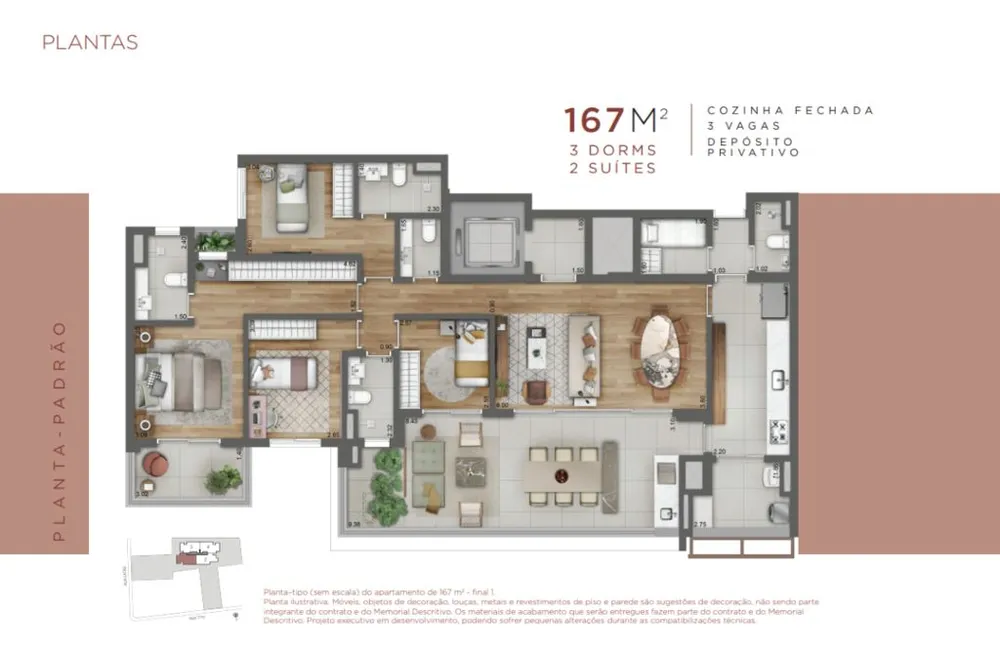 Apartamento, 4 quartos, 167 m² - Foto 1
