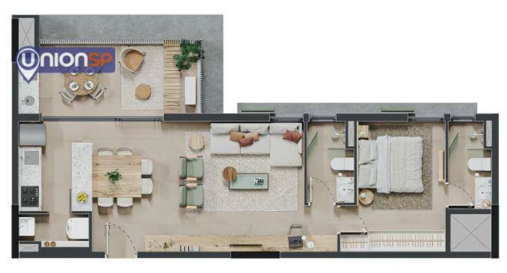 Apartamento, 2 quartos, 64 m² - Foto 4