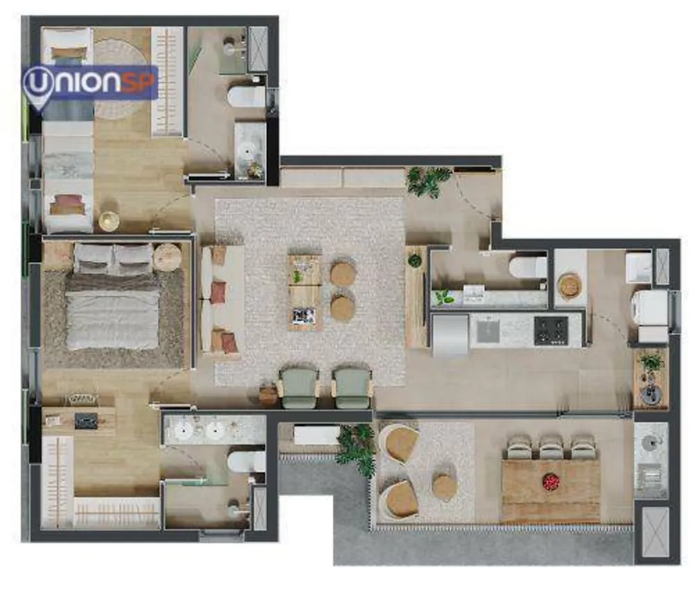Apartamento, 2 quartos, 64 m² - Foto 2