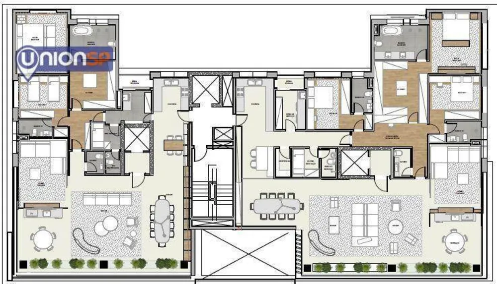 Apartamento, 3 quartos, 231 m² - Foto 1