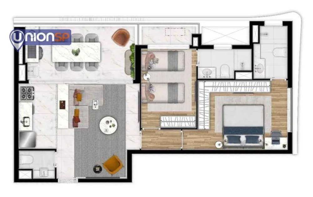 Apartamento, 3 quartos, 102 m² - Foto 3