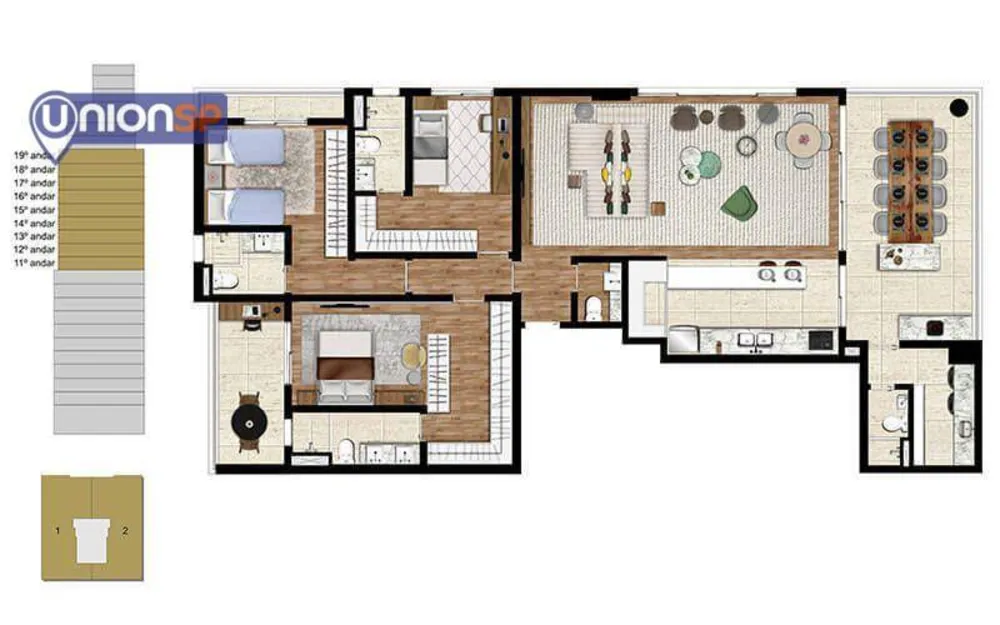 Apartamento, 3 quartos, 157 m² - Foto 4