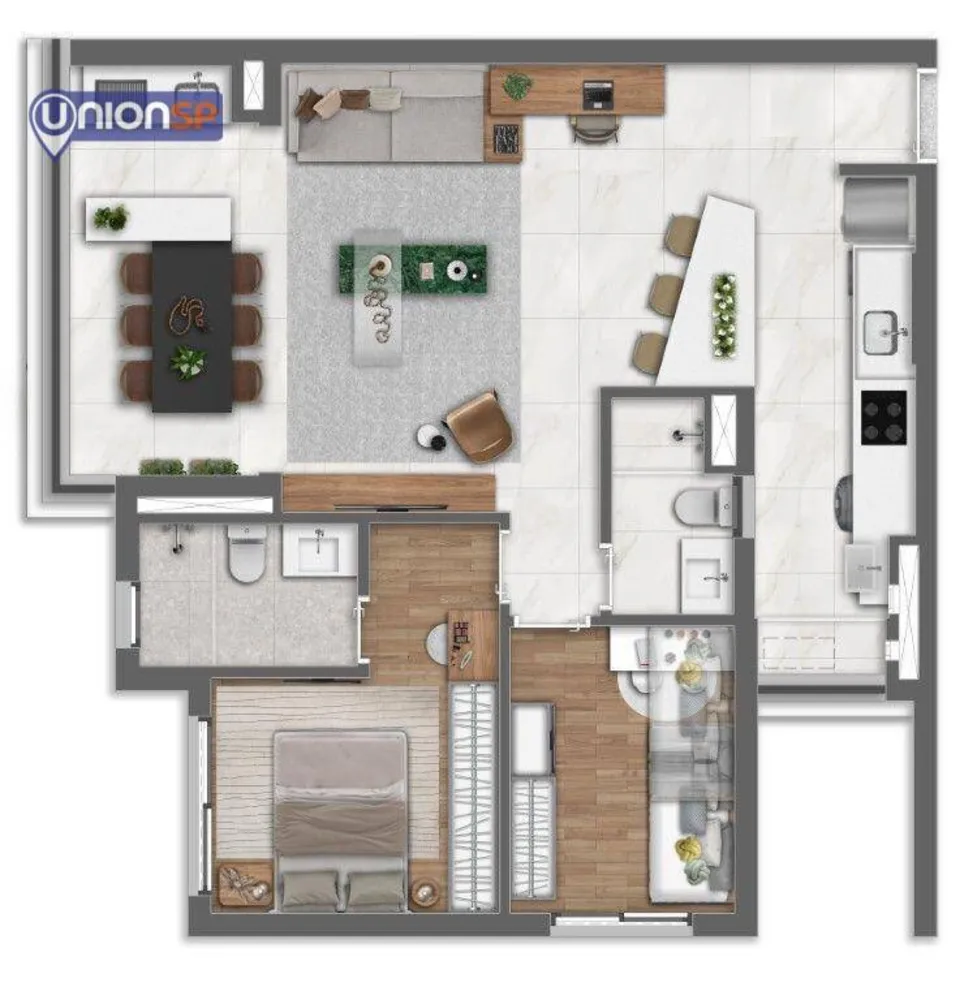 Apartamento, 3 quartos, 77 m² - Foto 4
