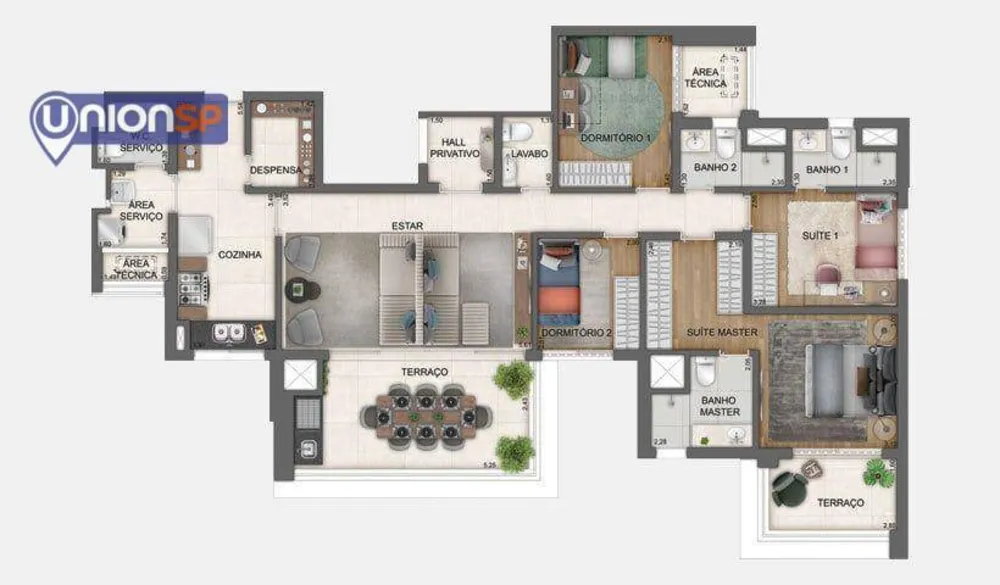 Apartamento, 4 quartos, 138 m² - Foto 3