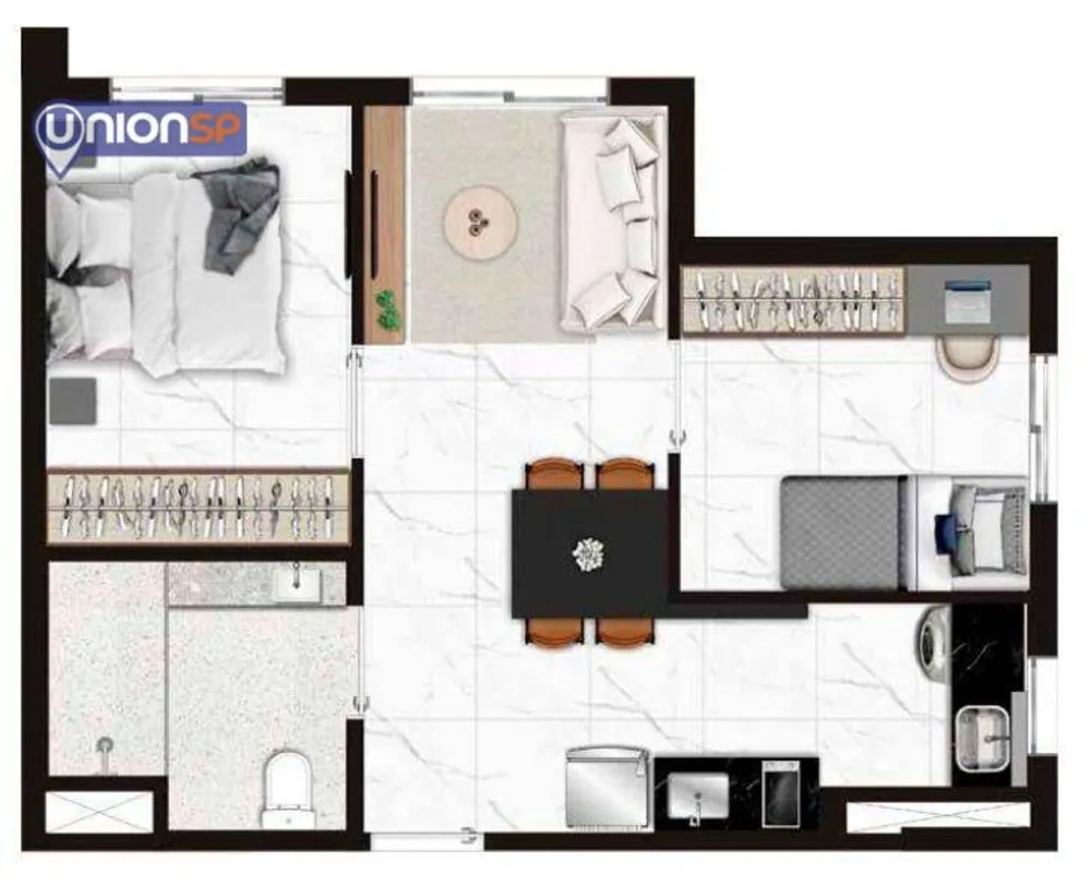 Apartamento, 2 quartos, 45 m² - Foto 8