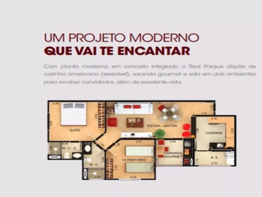 Apartamento à venda com 2 quartos, 75m² - Foto 4