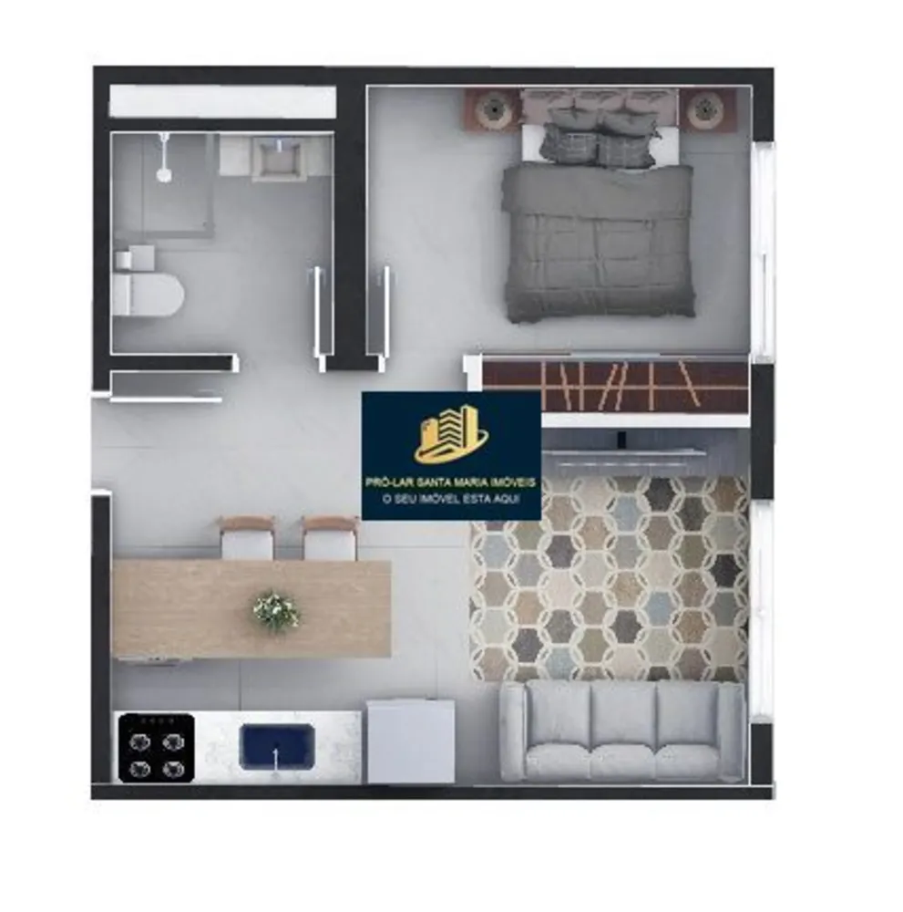 Apartamento, 1 quarto, 31 m² - Foto 2