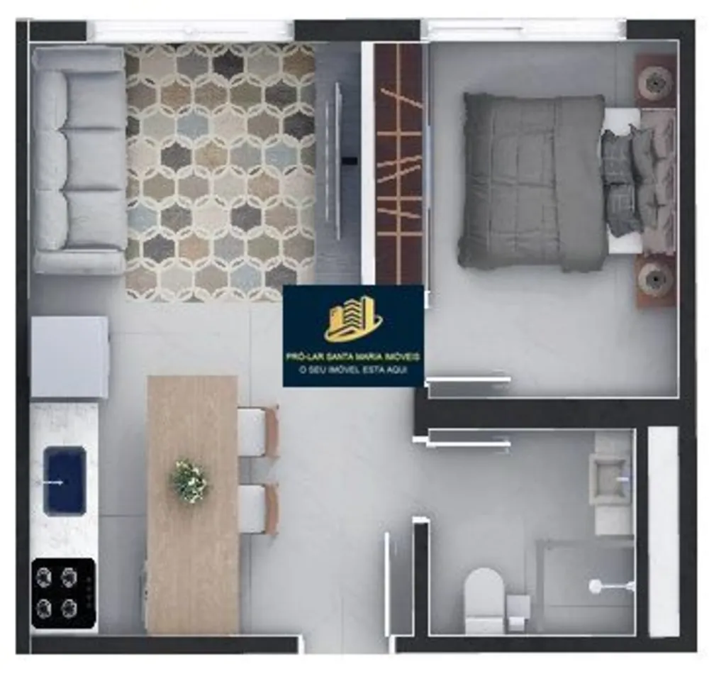 Apartamento, 1 quarto, 32 m² - Foto 2