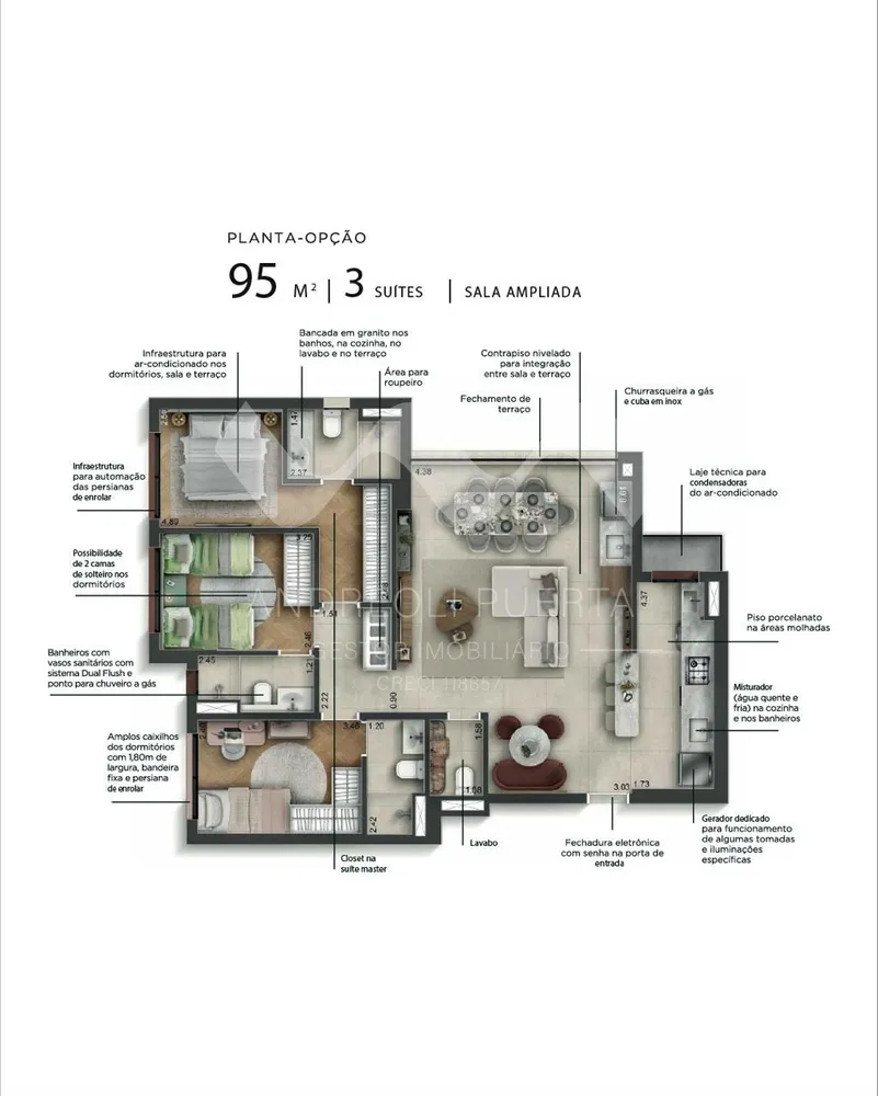 Apartamento, 4 quartos, 95 m² - Foto 6