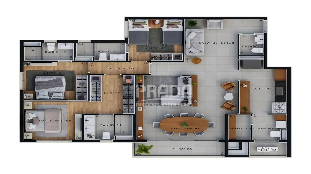 Apartamento, 3 quartos, 106 m² - Foto 10
