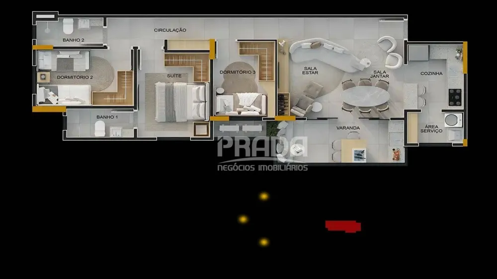 Cobertura, 3 quartos, 174 m² - Foto 8