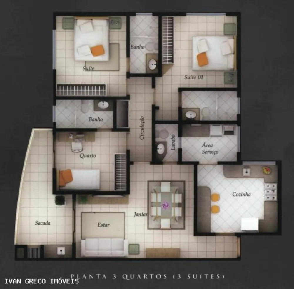 Apartamento, 3 quartos, 110 m² - Foto 8