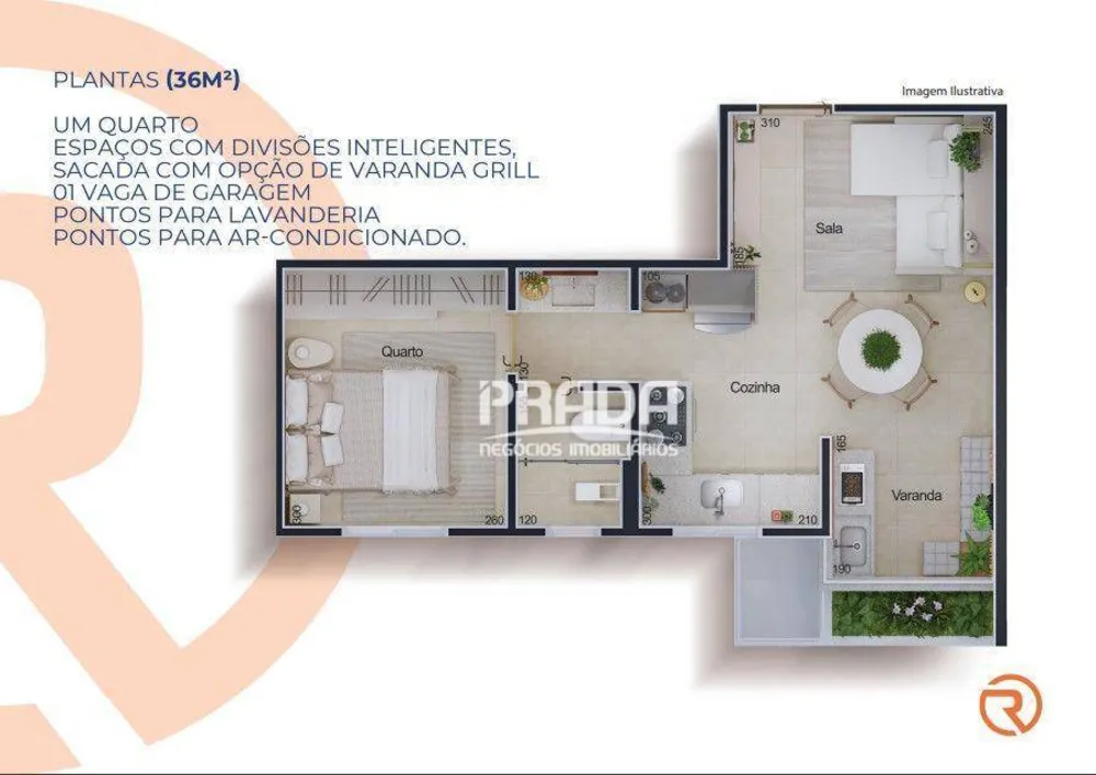 Apartamento, 1 quarto, 35 m² - Foto 5