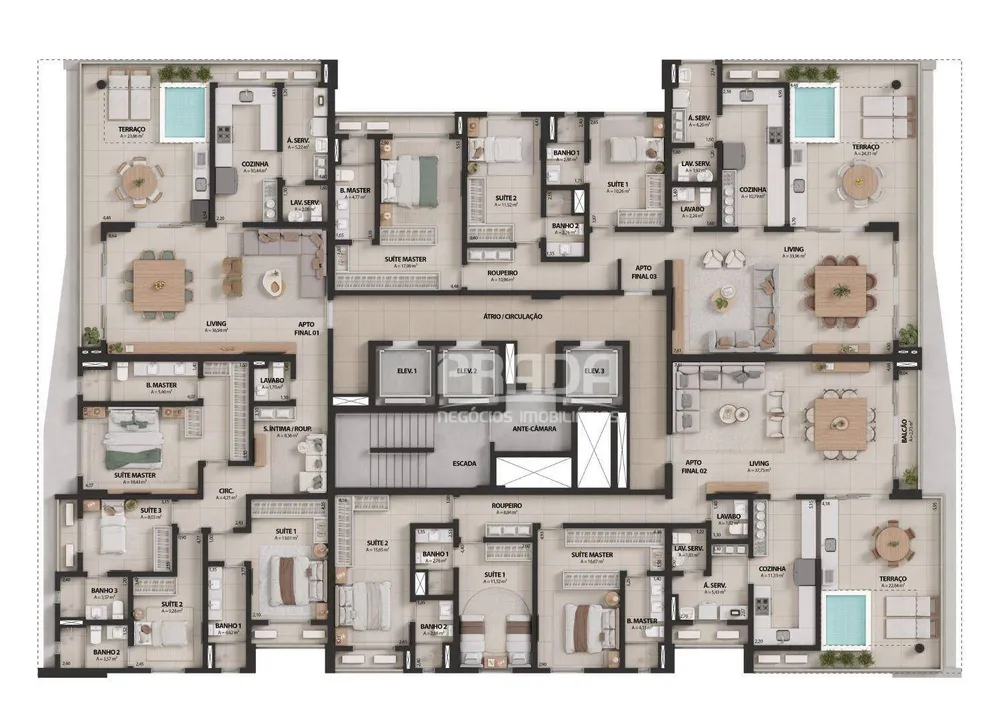 Apartamento, 3 quartos, 91 m² - Foto 4