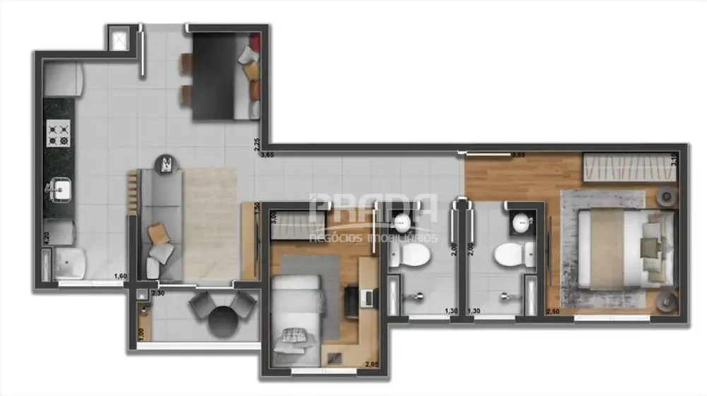 Apartamento, 2 quartos, 51 m² - Foto 15
