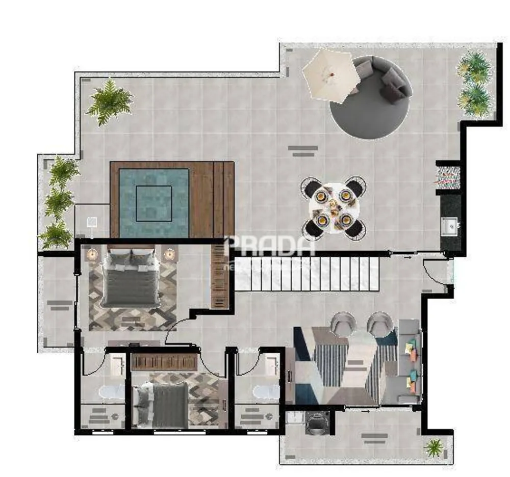 Cobertura, 4 quartos, 184 m² - Foto 4