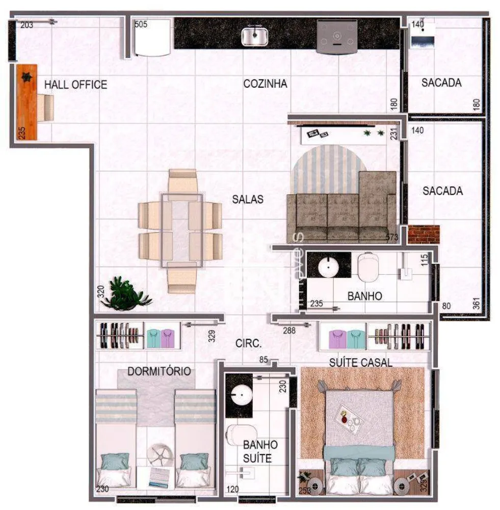 Apartamento, 2 quartos, 58 m² - Foto 5