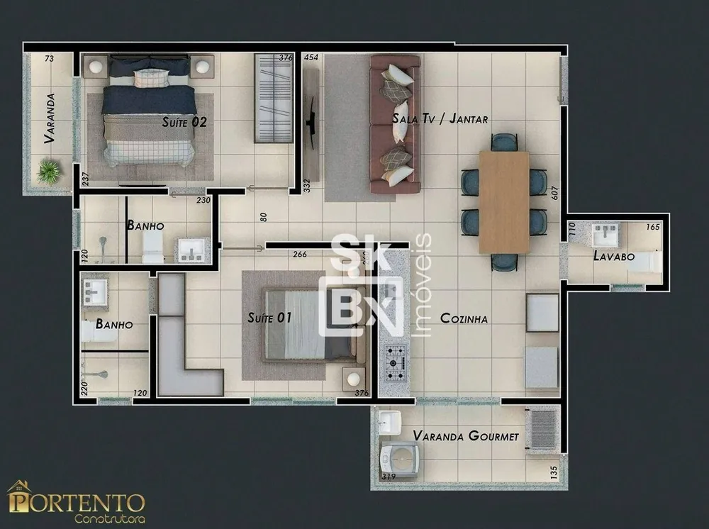 Apartamento, 2 quartos, 65 m² - Foto 7