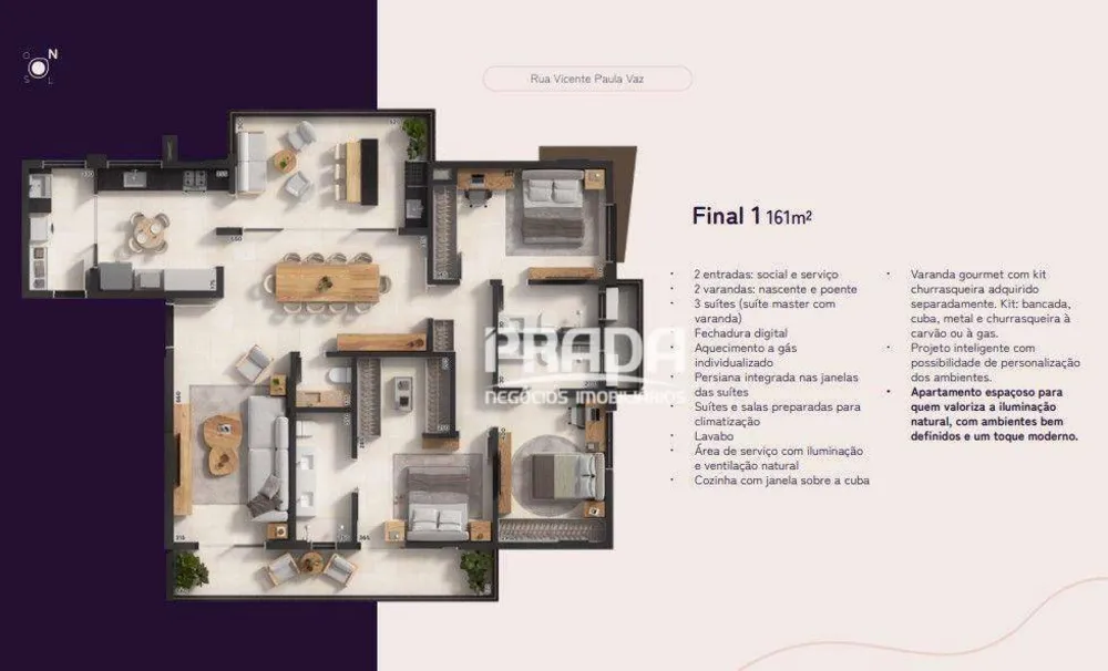 Apartamento, 3 quartos, 161 m² - Foto 8