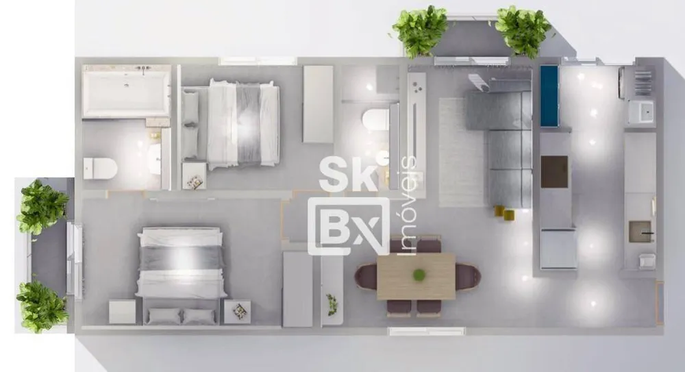 Apartamento, 2 quartos, 92 m² - Foto 10