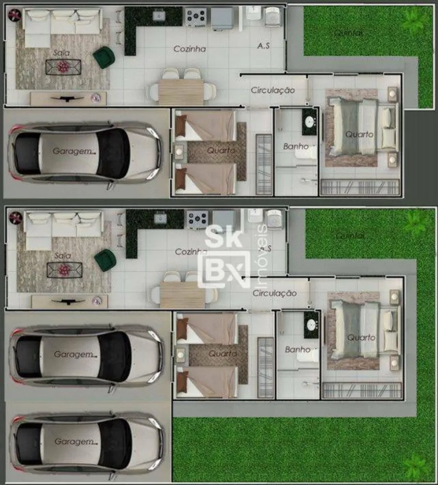 Casa de Condomínio, 2 quartos - Foto 7