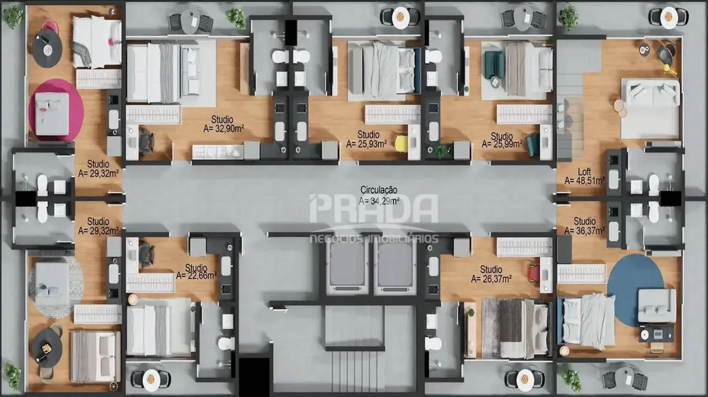 Apartamento, 1 quarto, 36 m² - Foto 11
