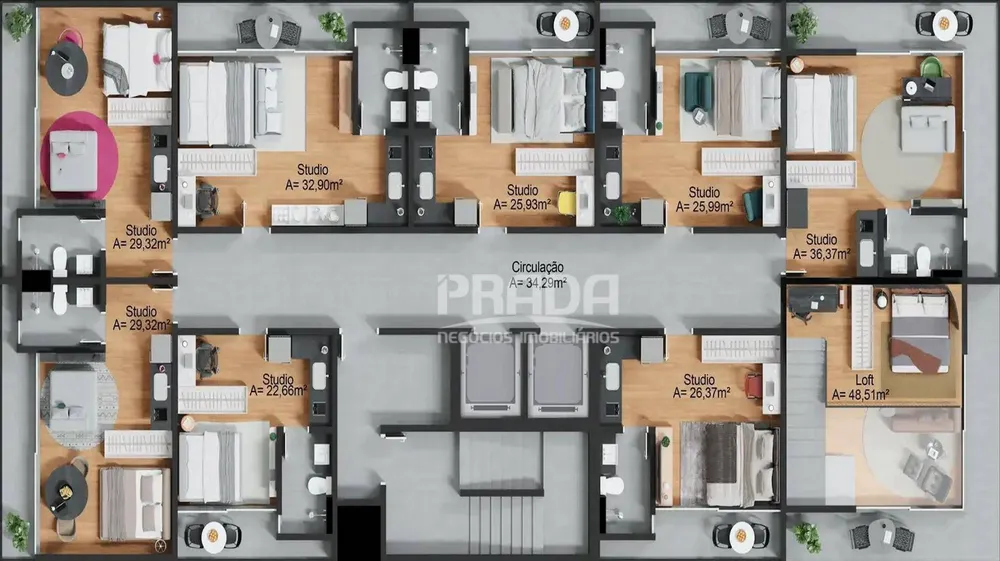 Apartamento, 1 quarto, 36 m² - Foto 12
