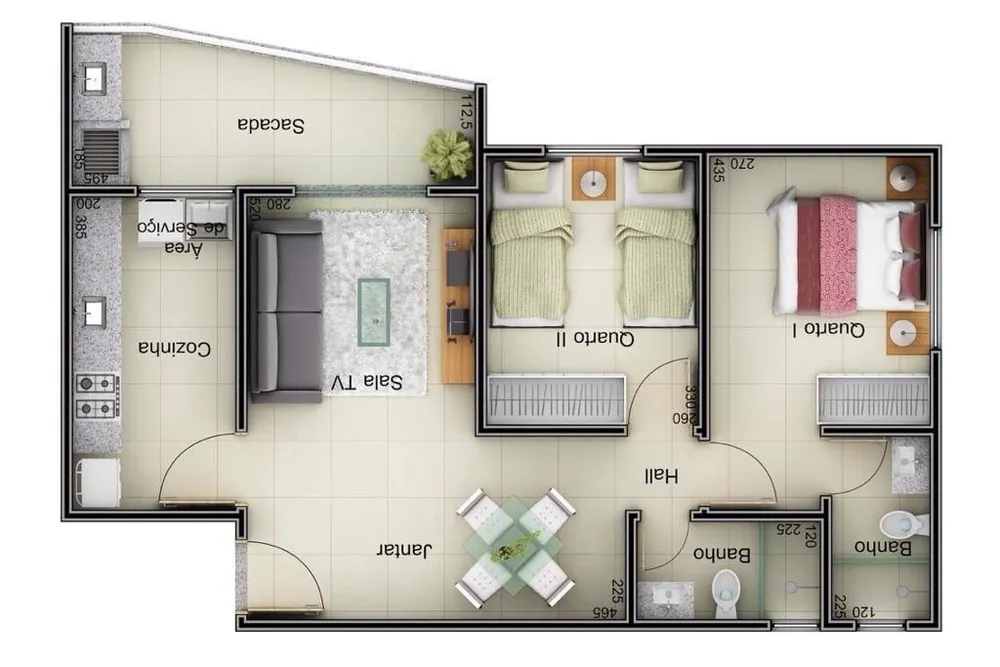 Apartamento, 2 quartos, 68 m² - Foto 11