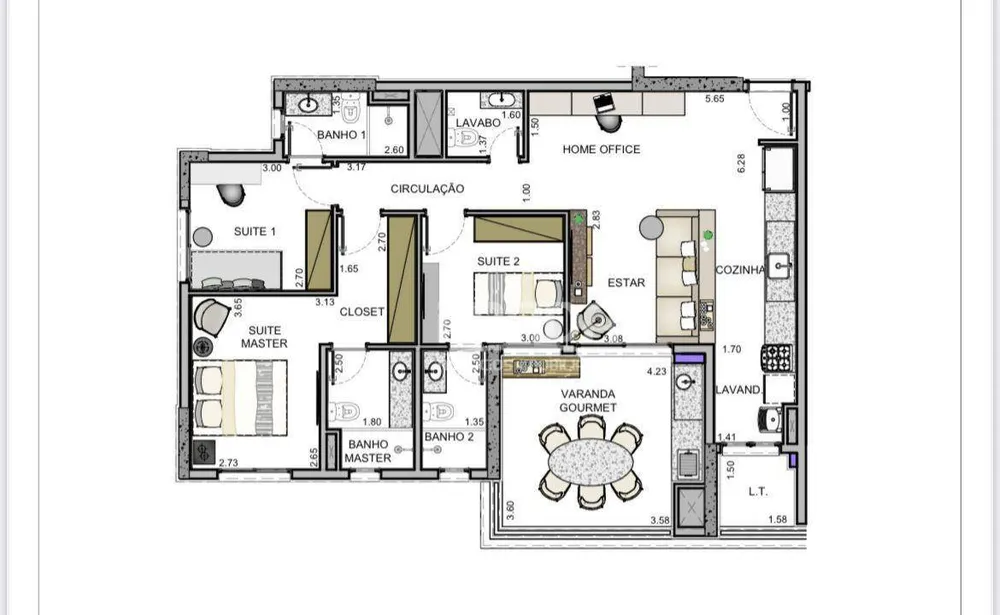 Apartamento, 3 quartos, 115 m² - Foto 6