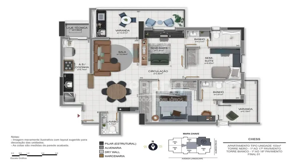 Apartamento, 3 quartos, 86 m² - Foto 4