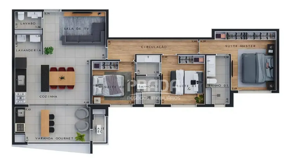 Apartamento, 3 quartos, 130 m² - Foto 16