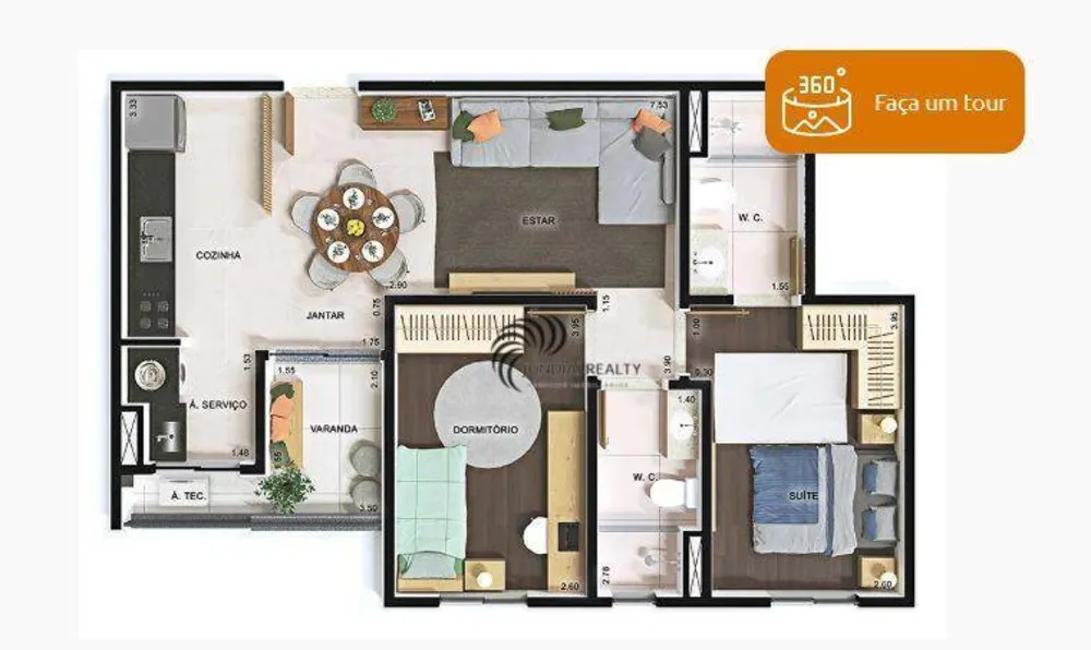 Apartamento, 2 quartos, 68 m² - Foto 14