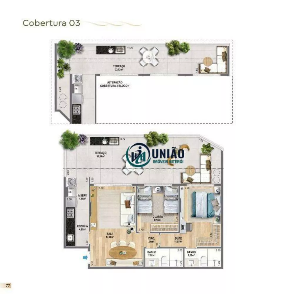 Apartamento, 1 quarto, 37 m² - Foto 33