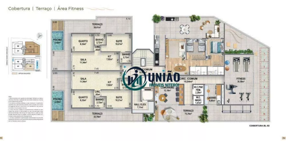 Apartamento, 1 quarto, 37 m² - Foto 56