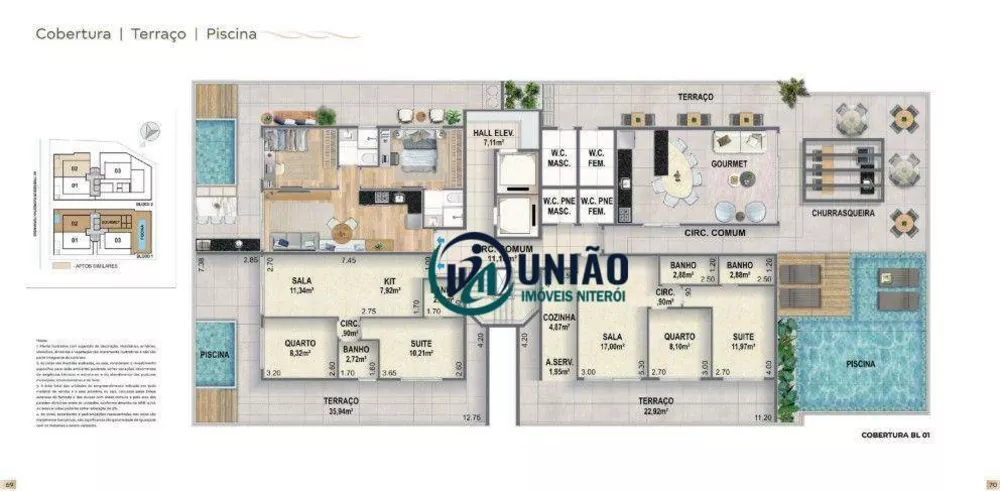 Apartamento, 1 quarto, 37 m² - Foto 55