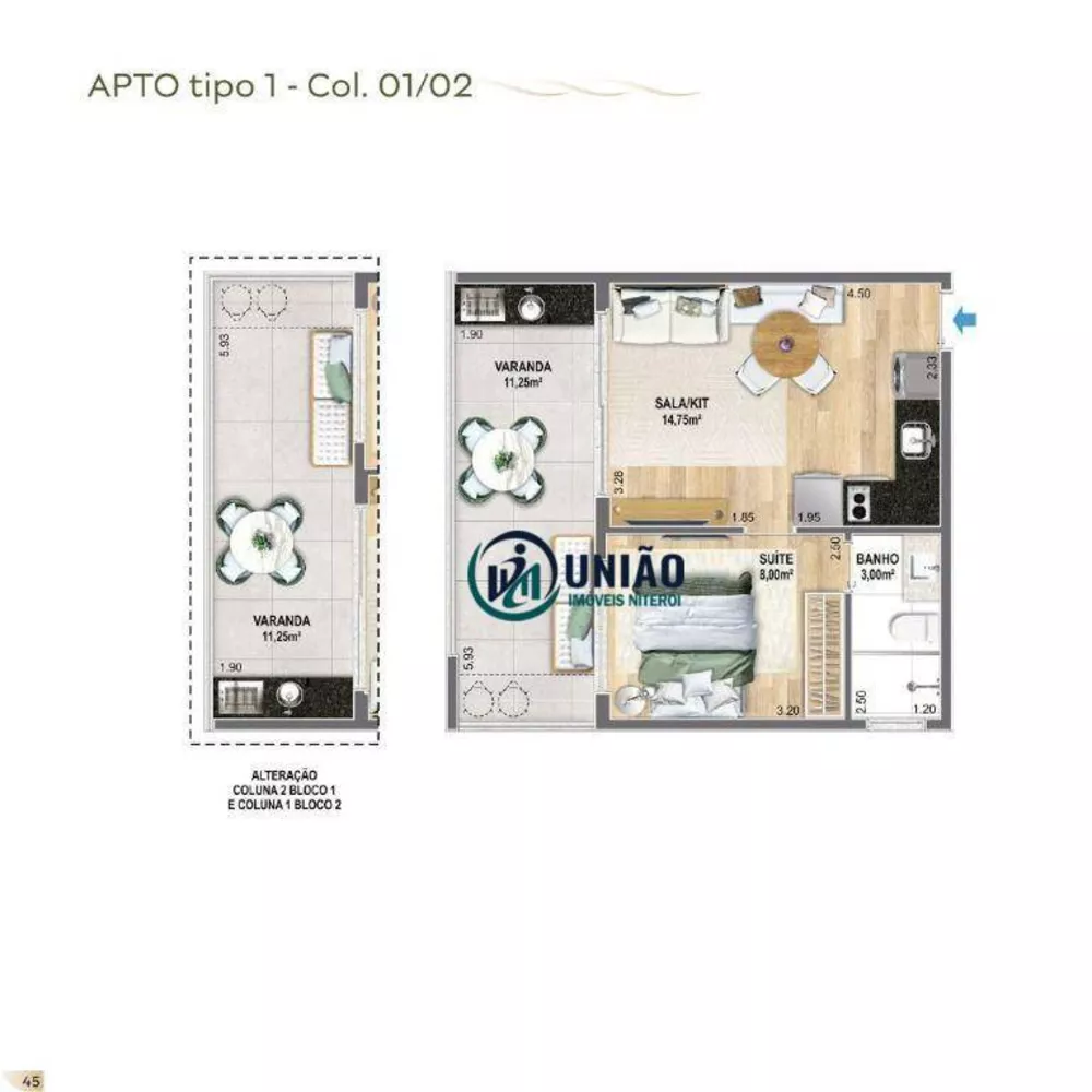 Apartamento, 1 quarto, 37 m² - Foto 17