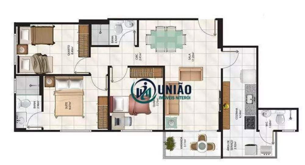 Apartamento, 3 quartos, 72 m² - Foto 20
