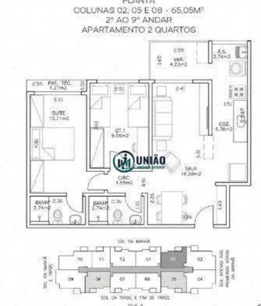 Apartamento, 2 quartos, 65 m² - Foto 12