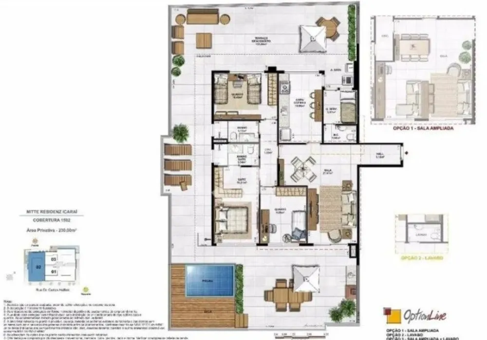 Cobertura, 4 quartos, 230 m² - Foto 37