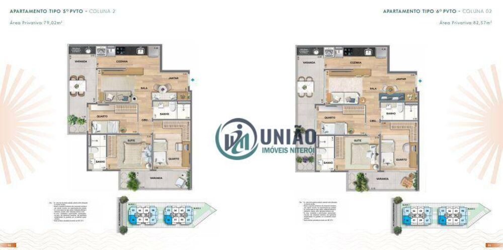 Apartamento, 3 quartos, 79 m² - Foto 53
