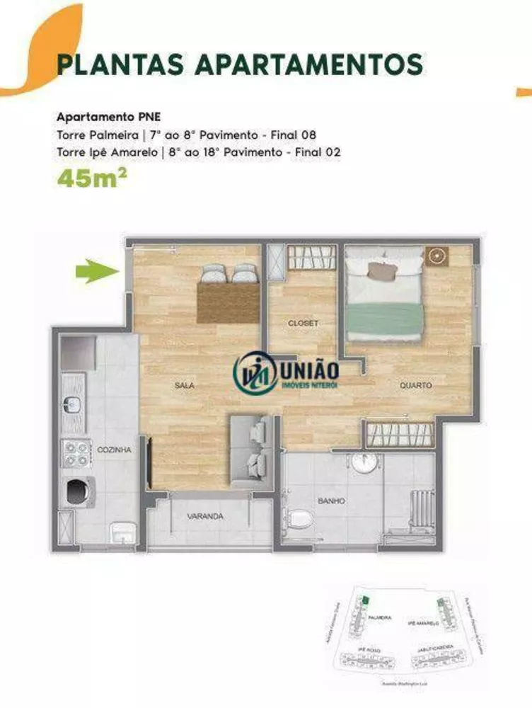 Apartamento, 2 quartos, 49 m² - Foto 10