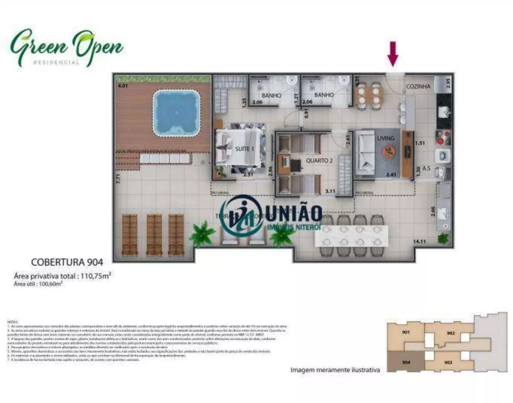 Apartamento, 2 quartos, 42 m² - Foto 101