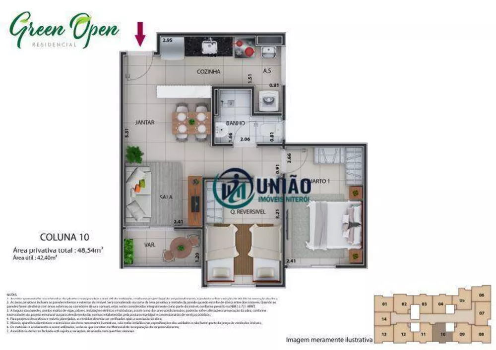 Apartamento, 2 quartos, 42 m² - Foto 76