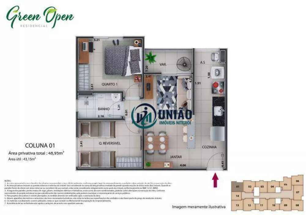 Apartamento, 2 quartos, 42 m² - Foto 8